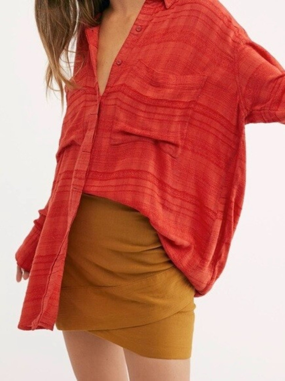 Free People That's A Wrap Mini Skirt